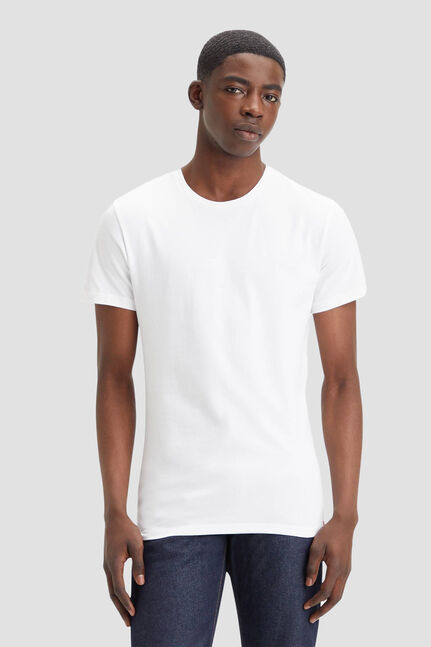 SLIM 2PK CREWNECK 1 2 PACK SLIM CREW WH
