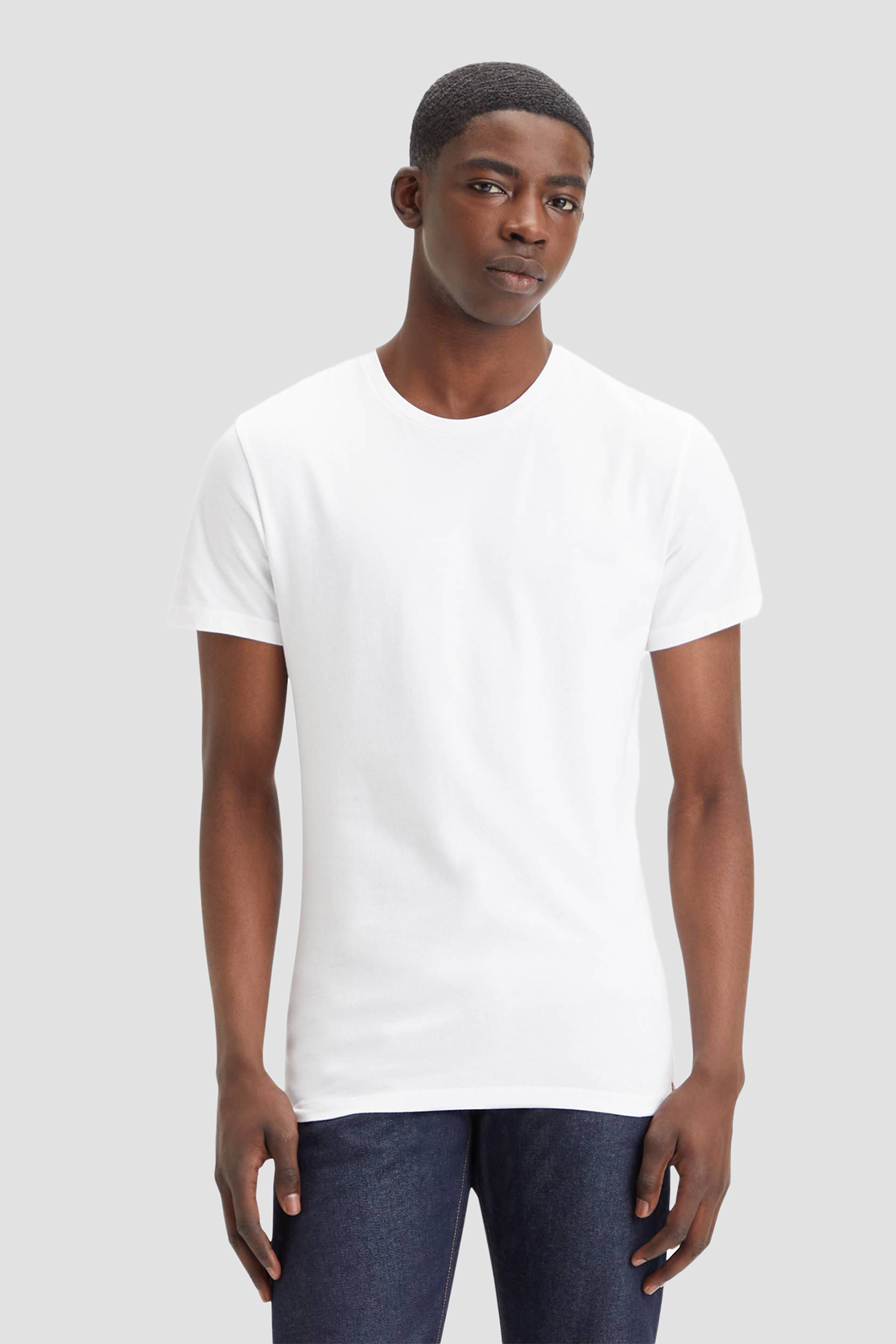 SLIM 2PK CREWNECK 1 2 PACK SLIM CREW WH