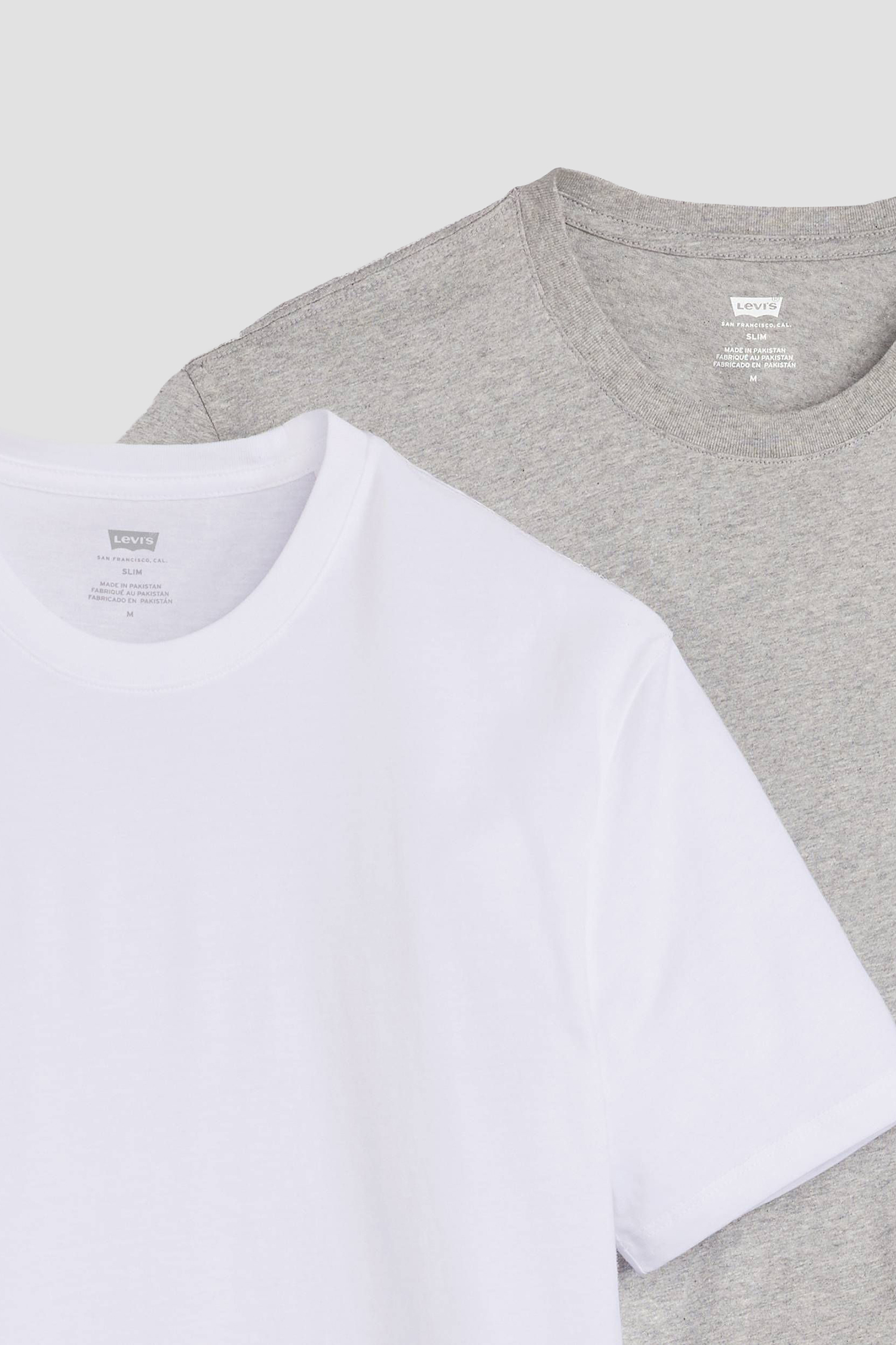 SLIM 2PK CREWNECK 1 2 PACK SLIM CREW WH
