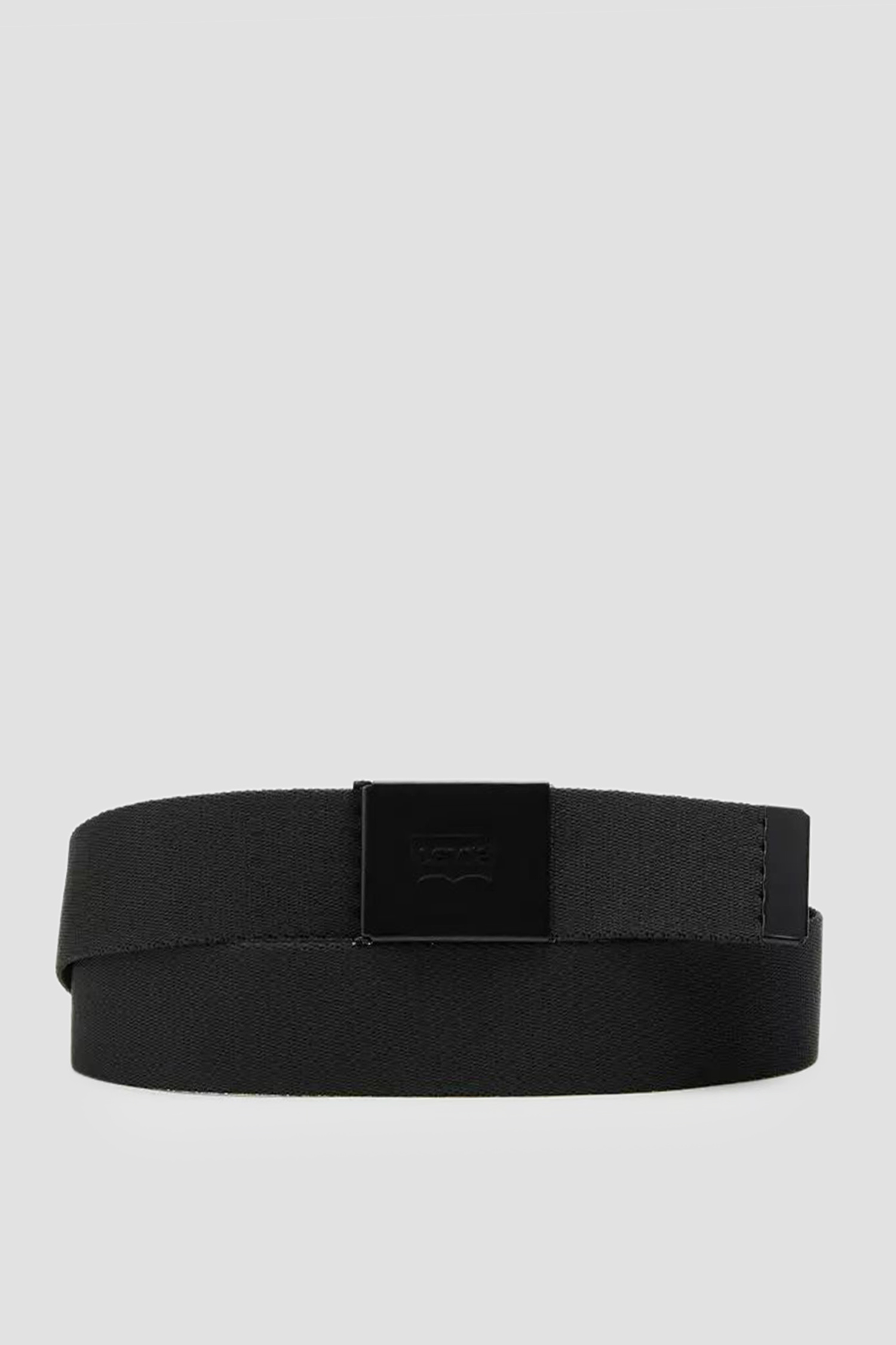 TONAL BATWING WEB BELT CAVIAR