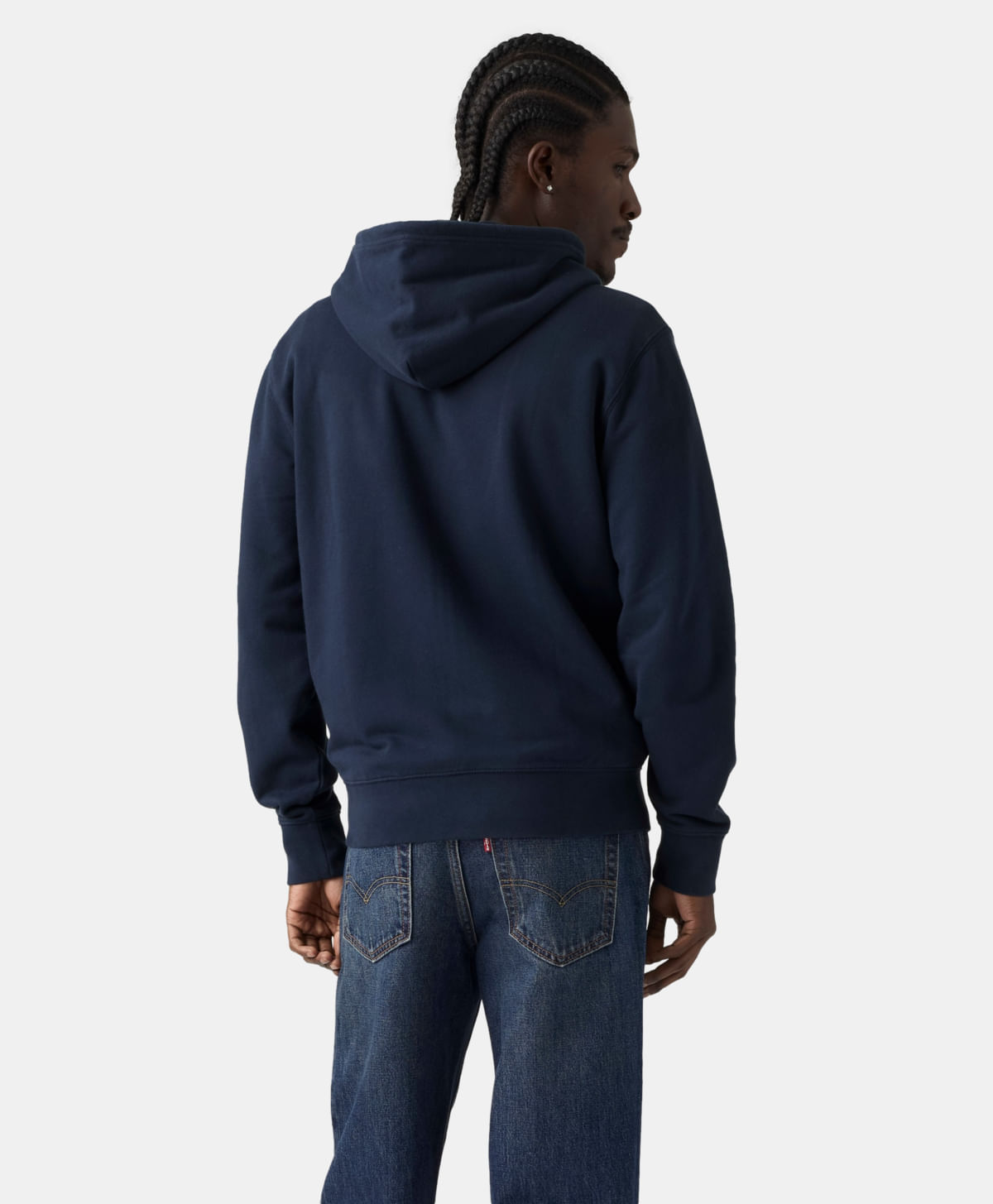 THE ORIGINAL HM ZIP UP NAVY BLAZER