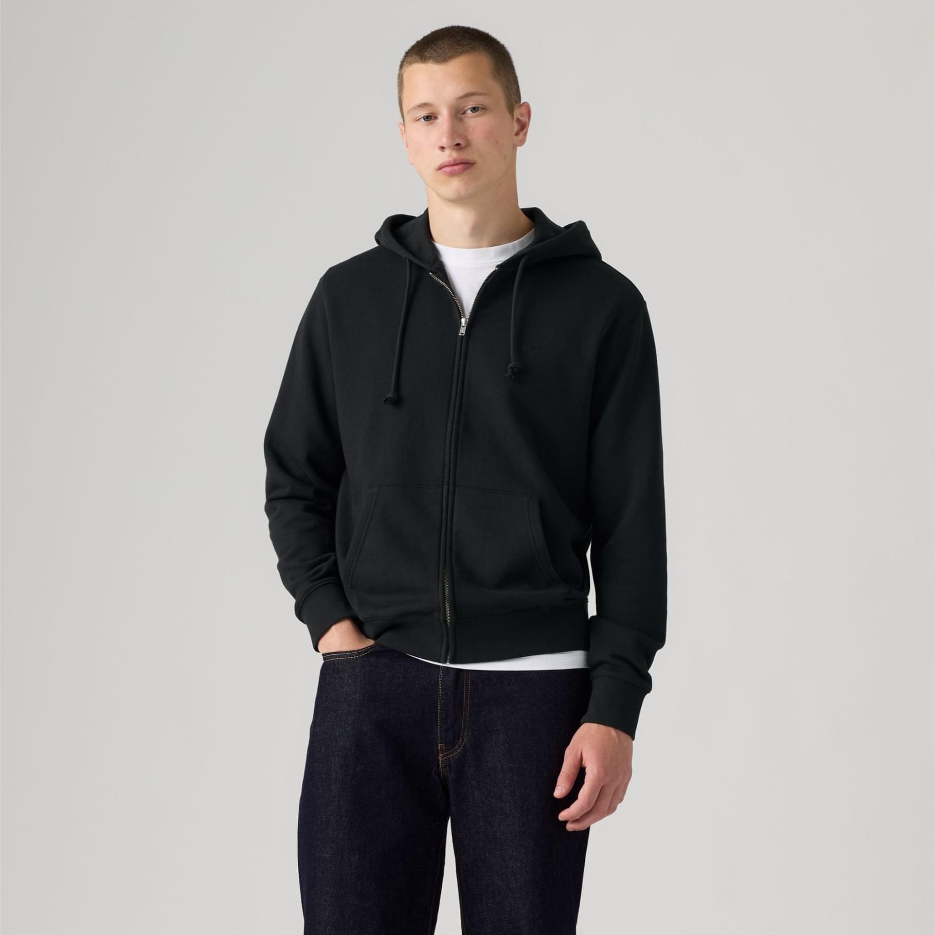 THE ORIGINAL HM ZIP UP MINERAL BLACK