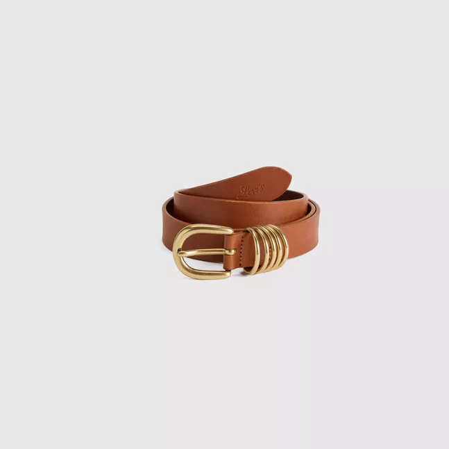 LYLA RING BELT MOCHA BISQUE