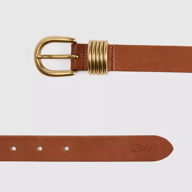 LYLA RING BELT MOCHA BISQUE
