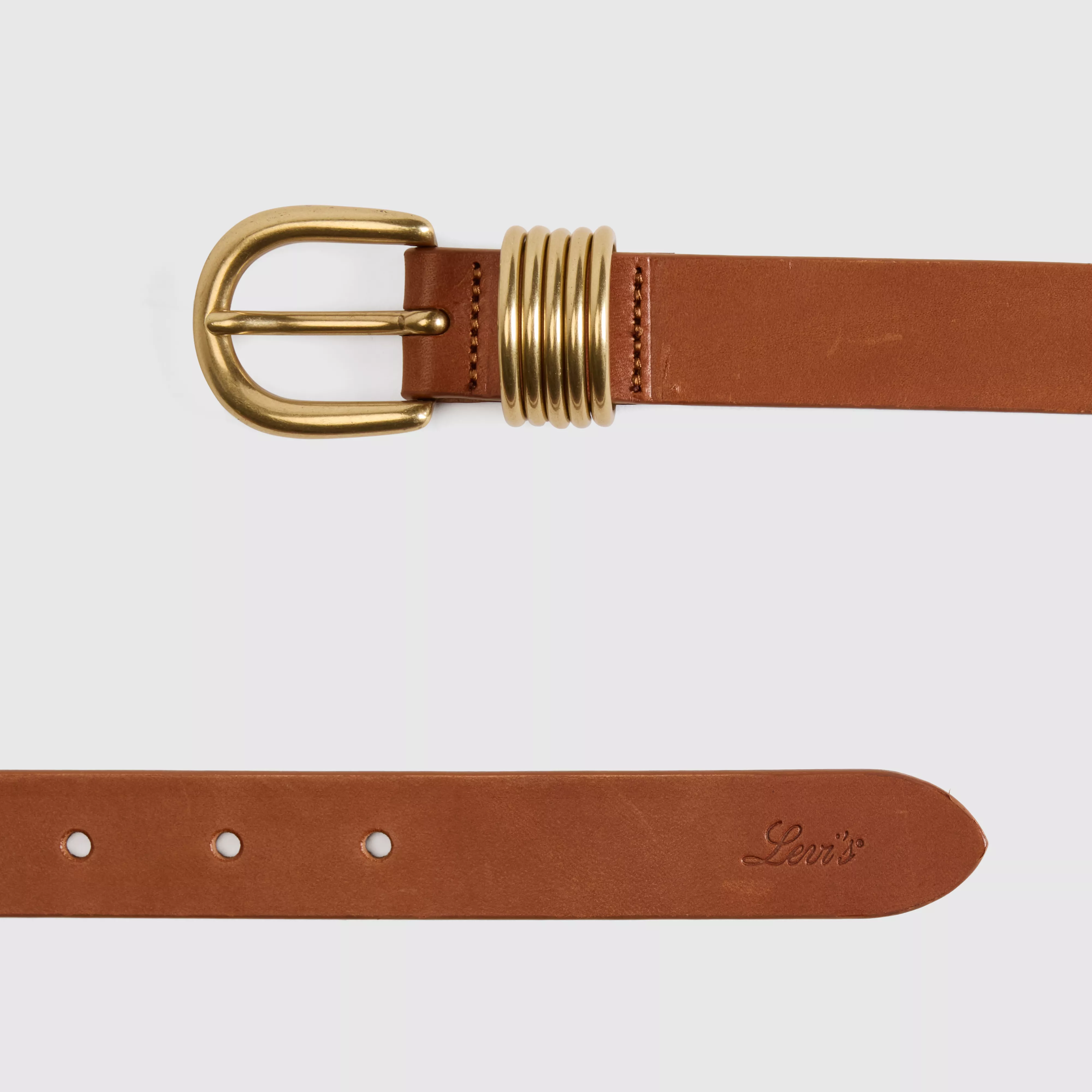 LYLA RING BELT MOCHA BISQUE