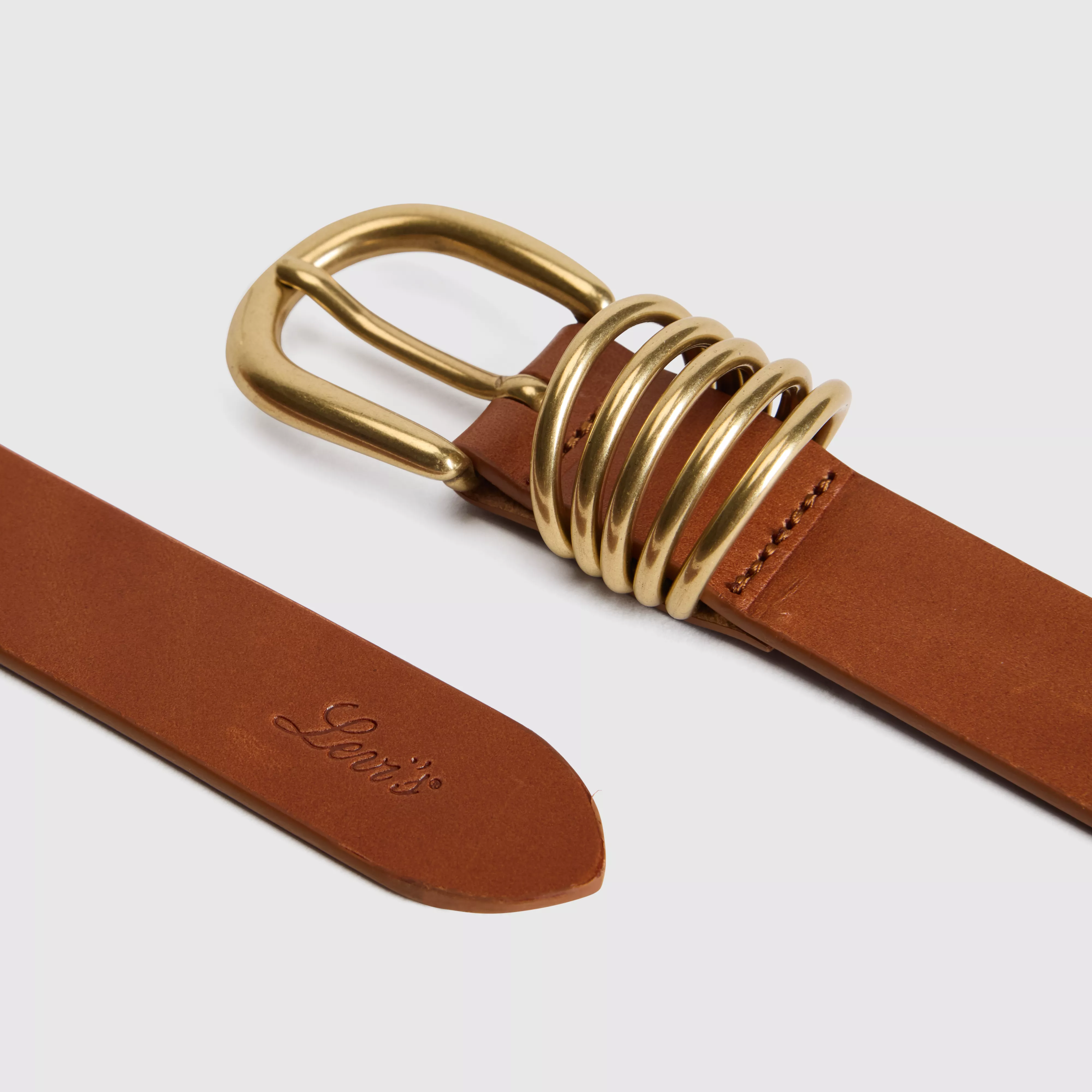 LYLA RING BELT MOCHA BISQUE