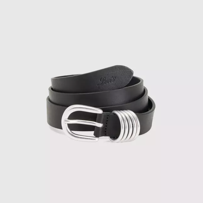 LYLA RING BELT CAVIAR