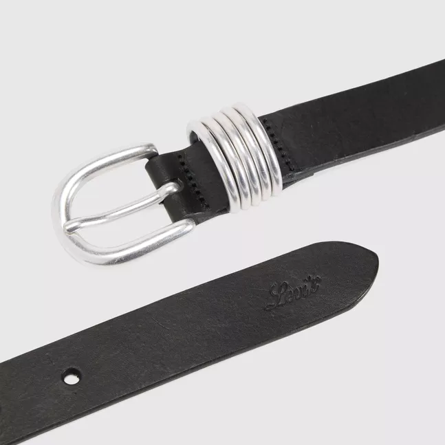 LYLA RING BELT CAVIAR
