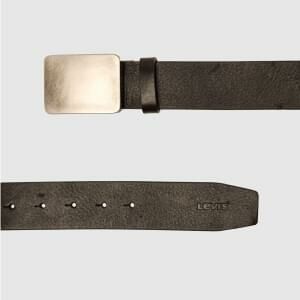RYDER PLAQUE BUCKLE BELT CAVIAR