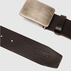 RYDER PLAQUE BUCKLE BELT CAVIAR