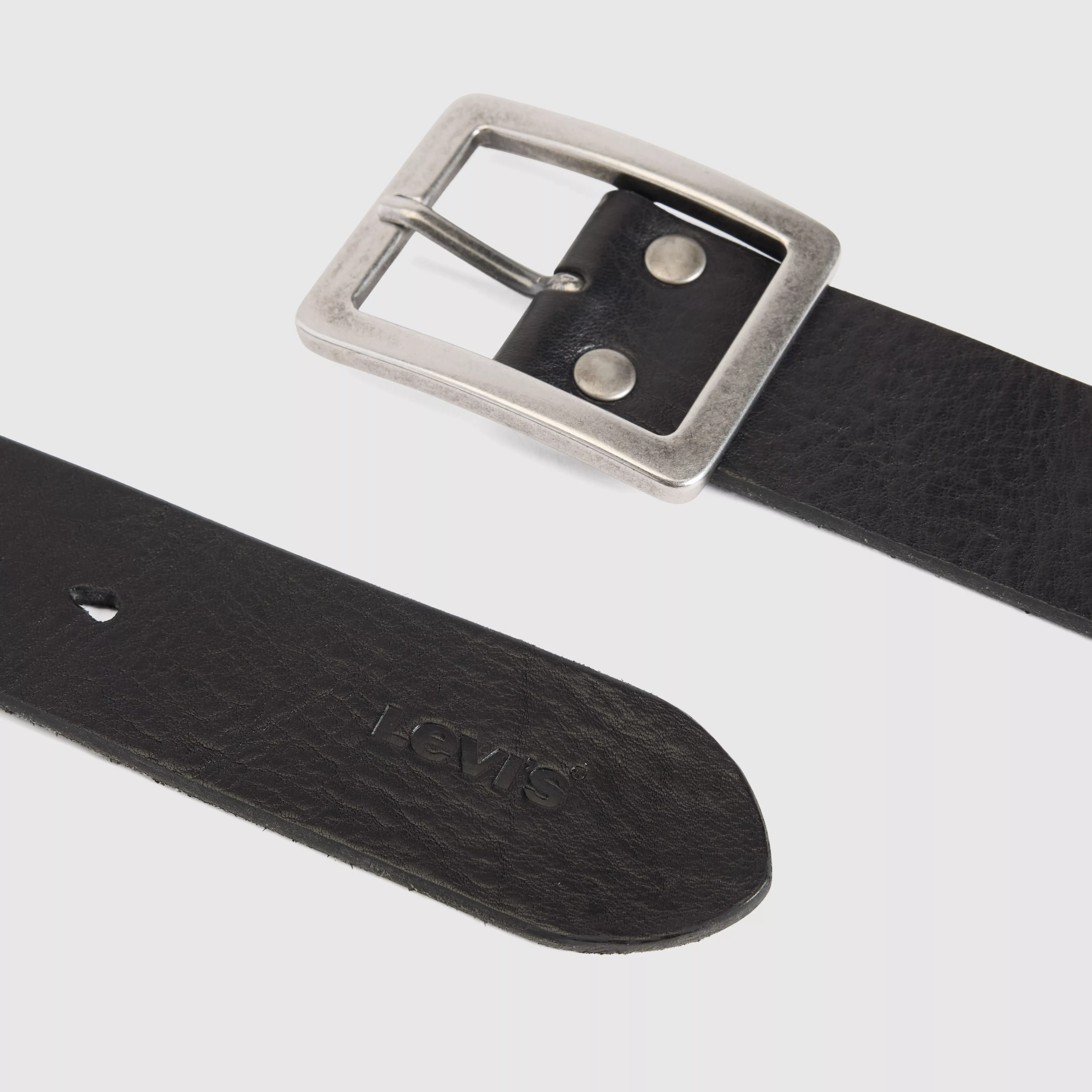 MASON CENTERBAR BELT CAVIAR