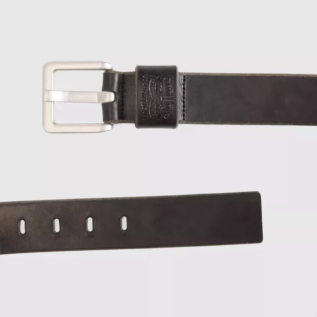 ARLO WIDE PRONG BELT CAVIAR