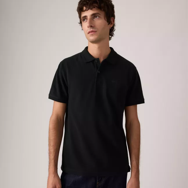 LEVIS ORIGINAL POLO MINERAL BLACK PIQUE