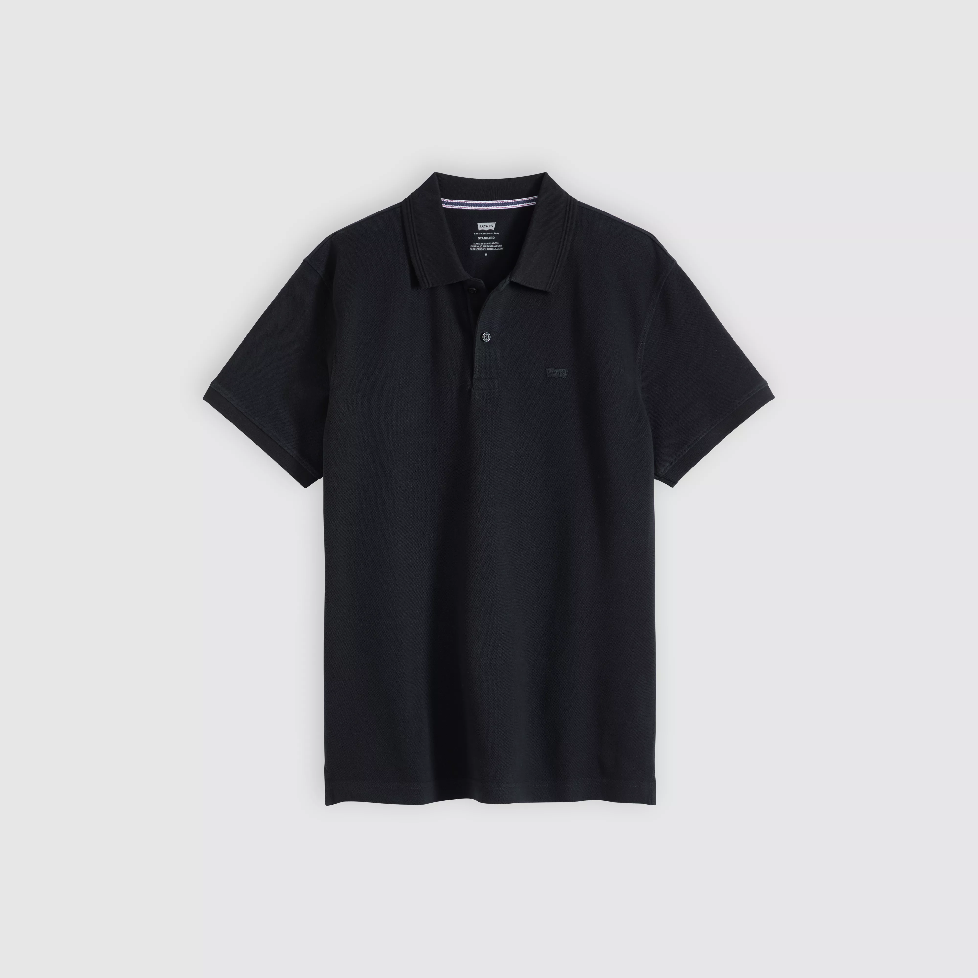 LEVIS ORIGINAL POLO MINERAL BLACK PIQUE