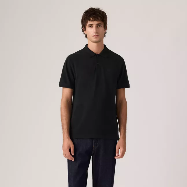 LEVIS ORIGINAL POLO MINERAL BLACK PIQUE