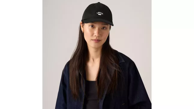 LAZY GIRL LOGO CAP CAVIAR TWILL