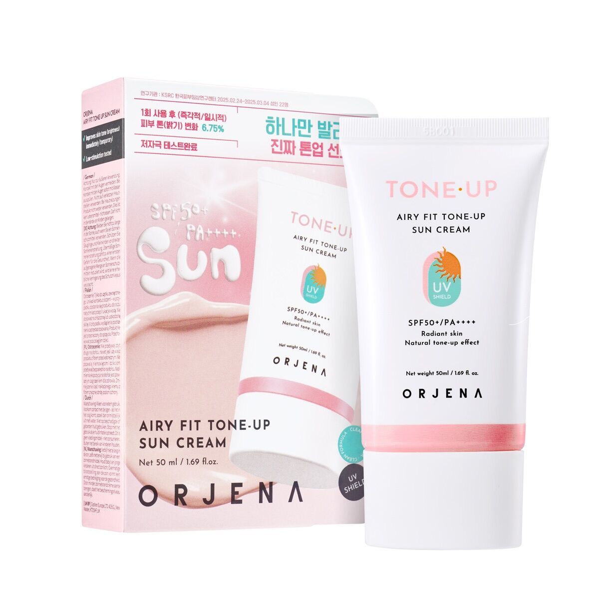 ORJENA AIRY FIT TONE UP SUN CREAM