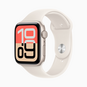 Apple Watch SE 3, 40mm, GPS, Starlight Aluminum Case with Starlight Sport Band