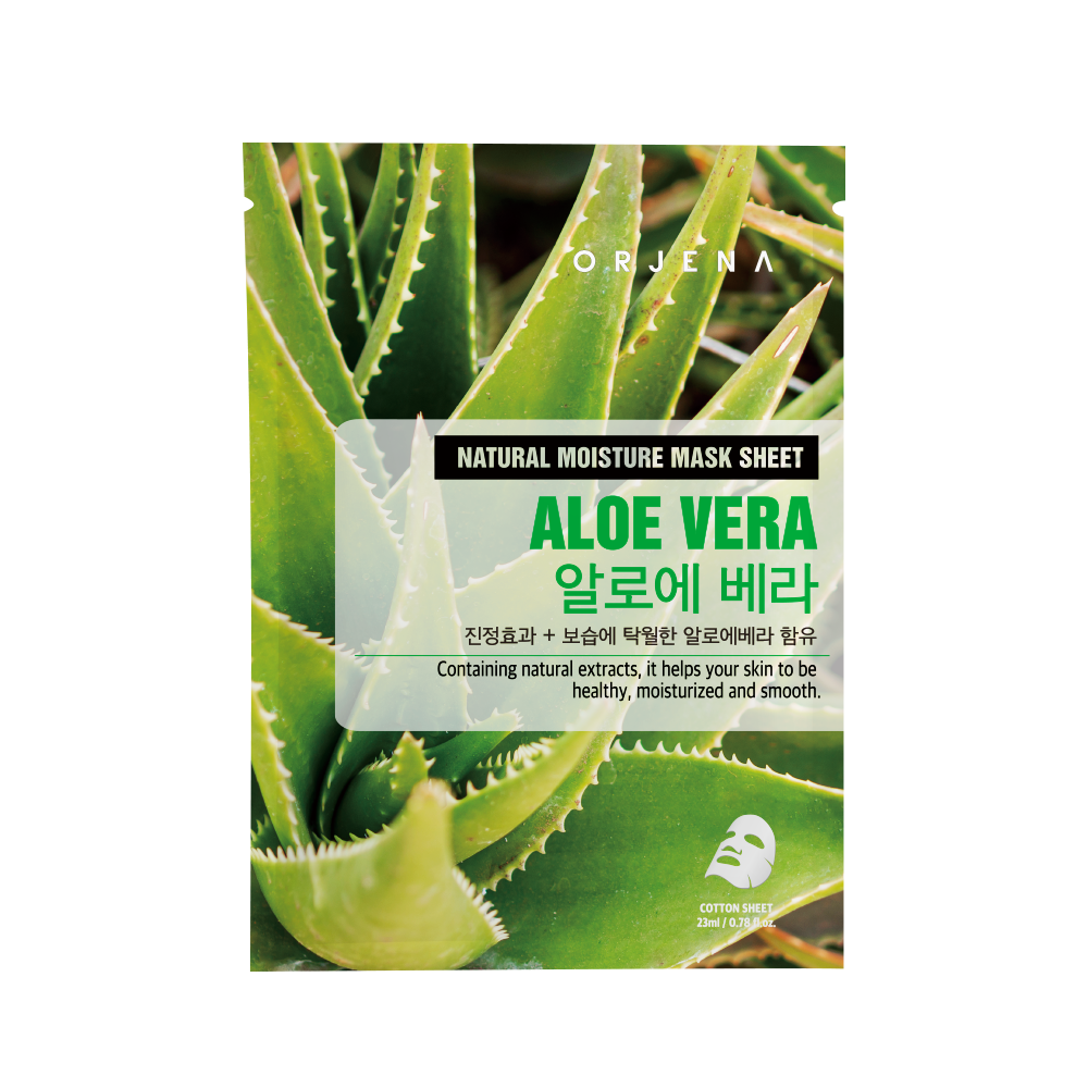 ORJENA NATURAL MOISTURE ALOE VERA MASK SHEET