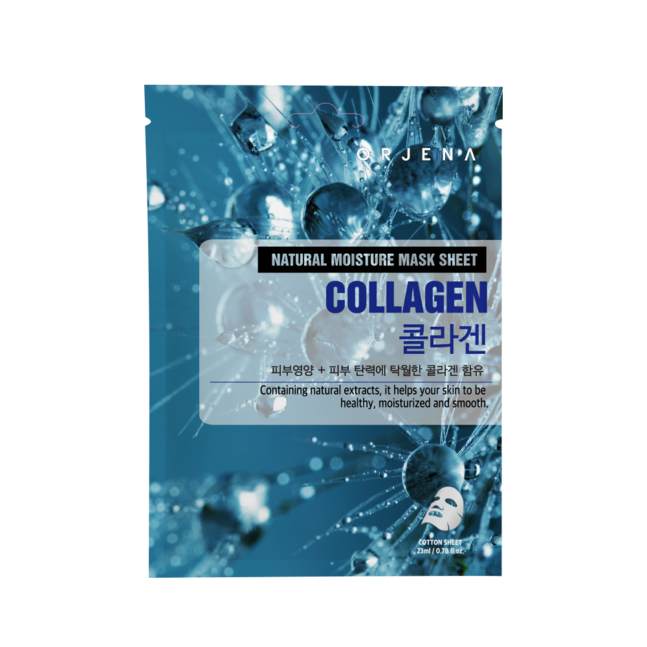 "ORJENA NATURAL MOISTURE COLLAGEN MASK SHEET "