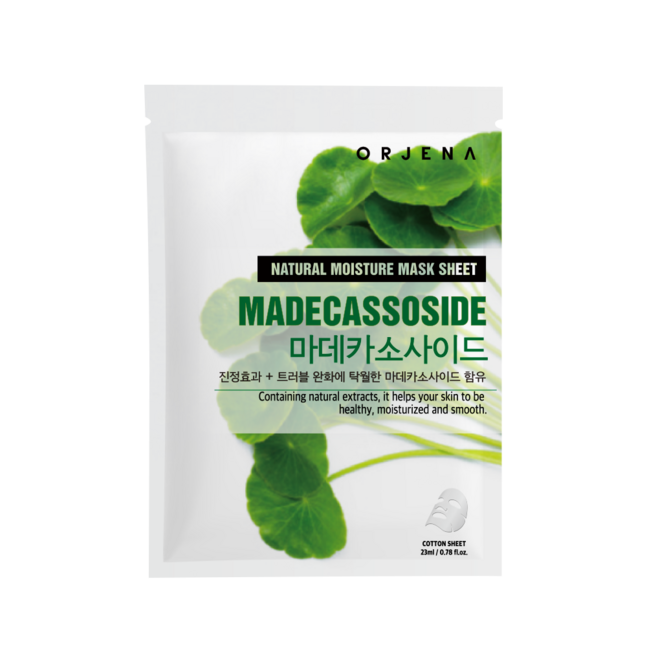 "ORJENA NATURAL MOISTURE MADECASSOSIDE MASK SHEET "