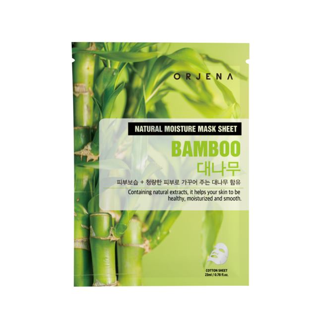 "ORJENA NATURAL MOISTURE MASK SHEET - BAMBOO "