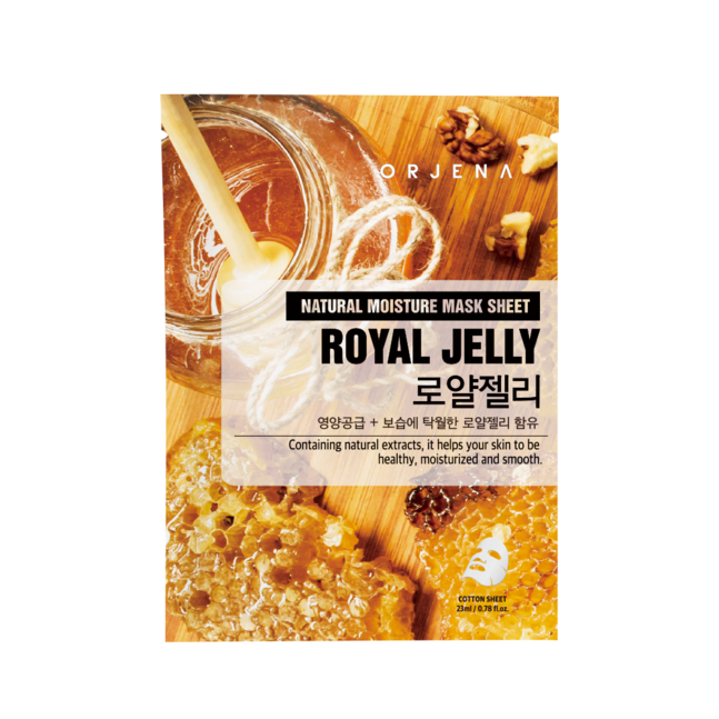 "ORJENA NATURAL MOISTURE ROYAL JELLY MASK SHEET "