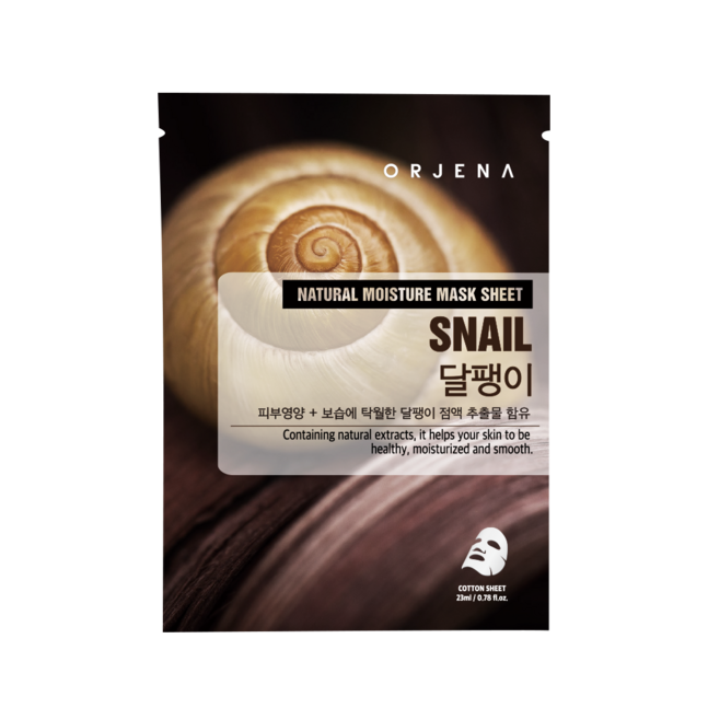 "ORJENA NATURAL MOISTURE SNAIL MASK SHEET "