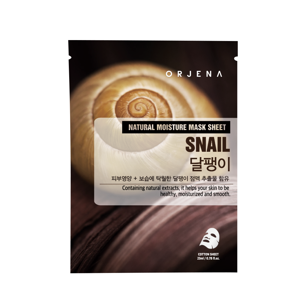 ORJENA NATURAL MOISTURE SNAIL MASK SHEET