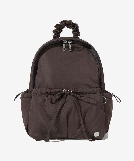 WOMEN SHIRRING MINI BACKPACK