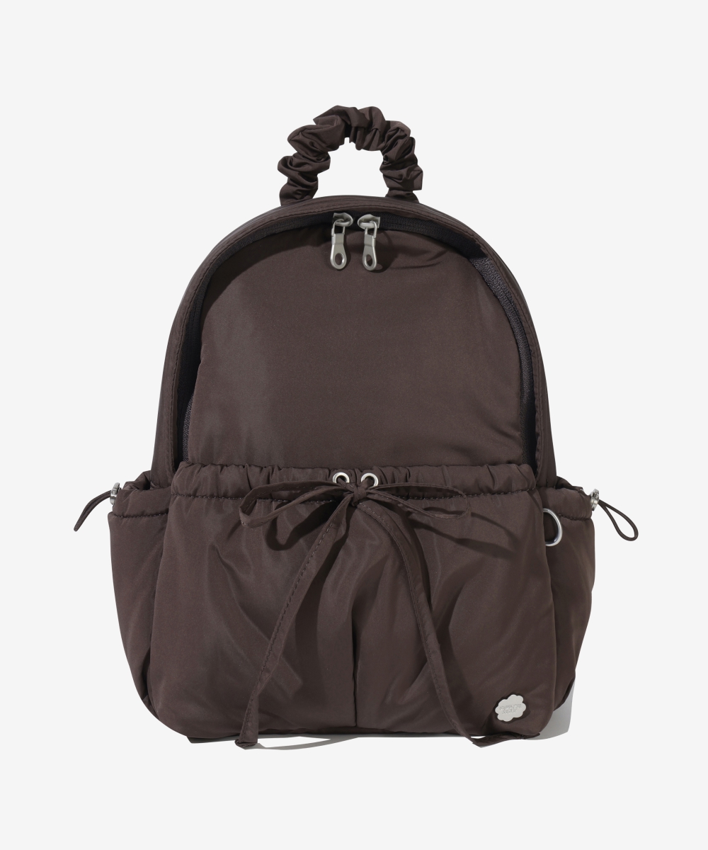 WOMEN SHIRRING MINI BACKPACK