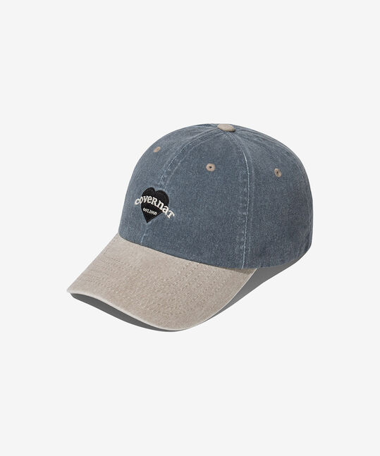 WOMEN CLOVER HEART COOPER LOGO STANDARD FIT DENIM BALL CAP