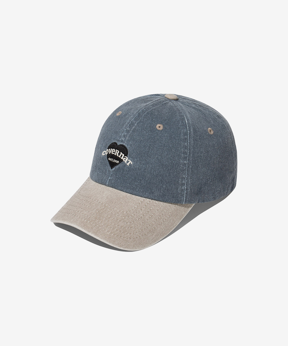 WOMEN CLOVER HEART COOPER LOGO STANDARD FIT DENIM BALL CAP