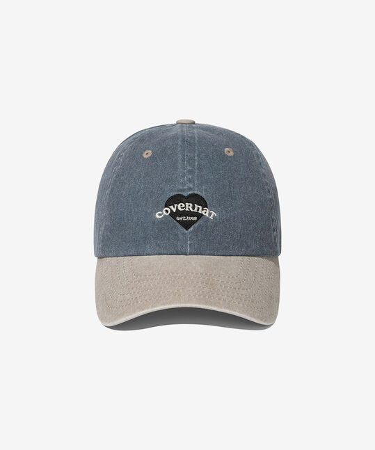 WOMEN CLOVER HEART COOPER LOGO STANDARD FIT DENIM BALL CAP