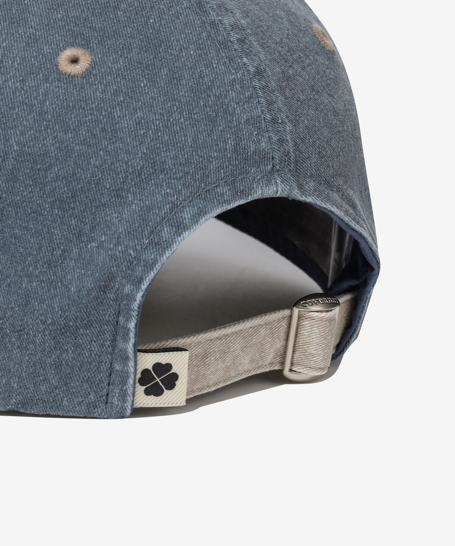 WOMEN CLOVER HEART COOPER LOGO STANDARD FIT DENIM BALL CAP