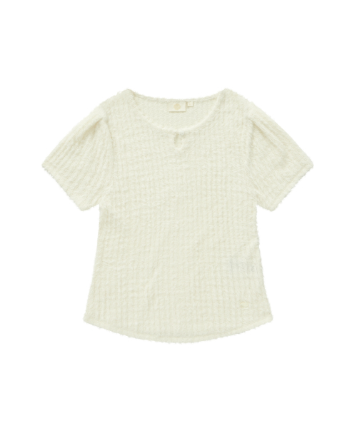 WOMEN TEXTURED T-SHIRT