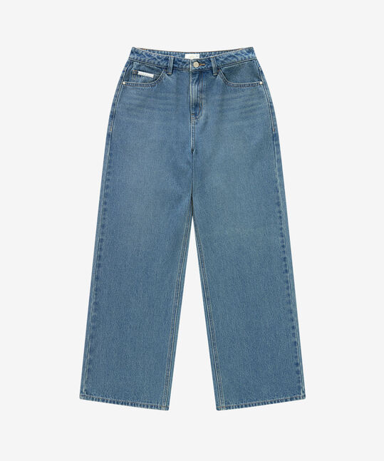 WOMEN STRAIGHT DENIM PANTS
