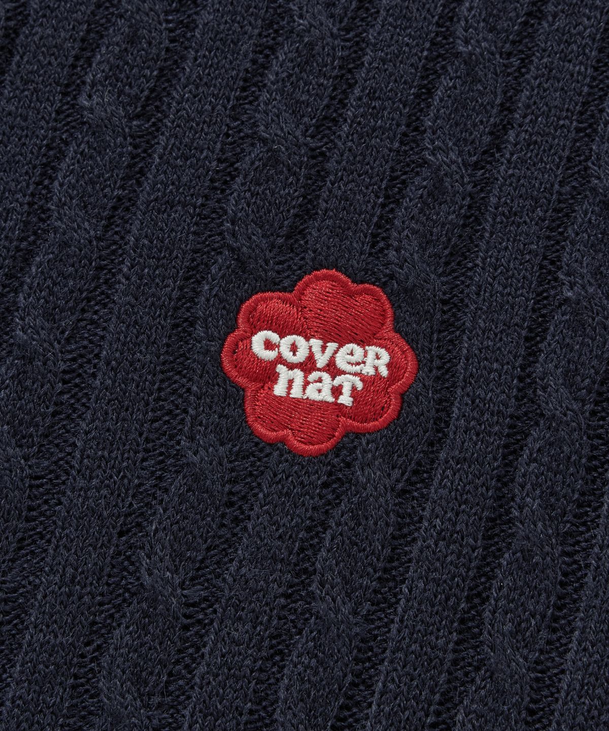 WOMEN CLOVER HEART CABLE CARDIGAN