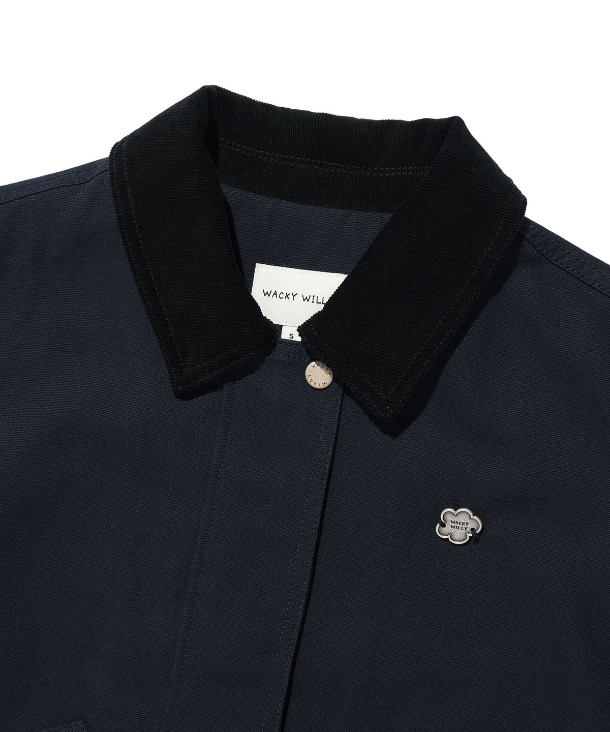 WOMEN'S COLLAR WASHED COTTON JACKET