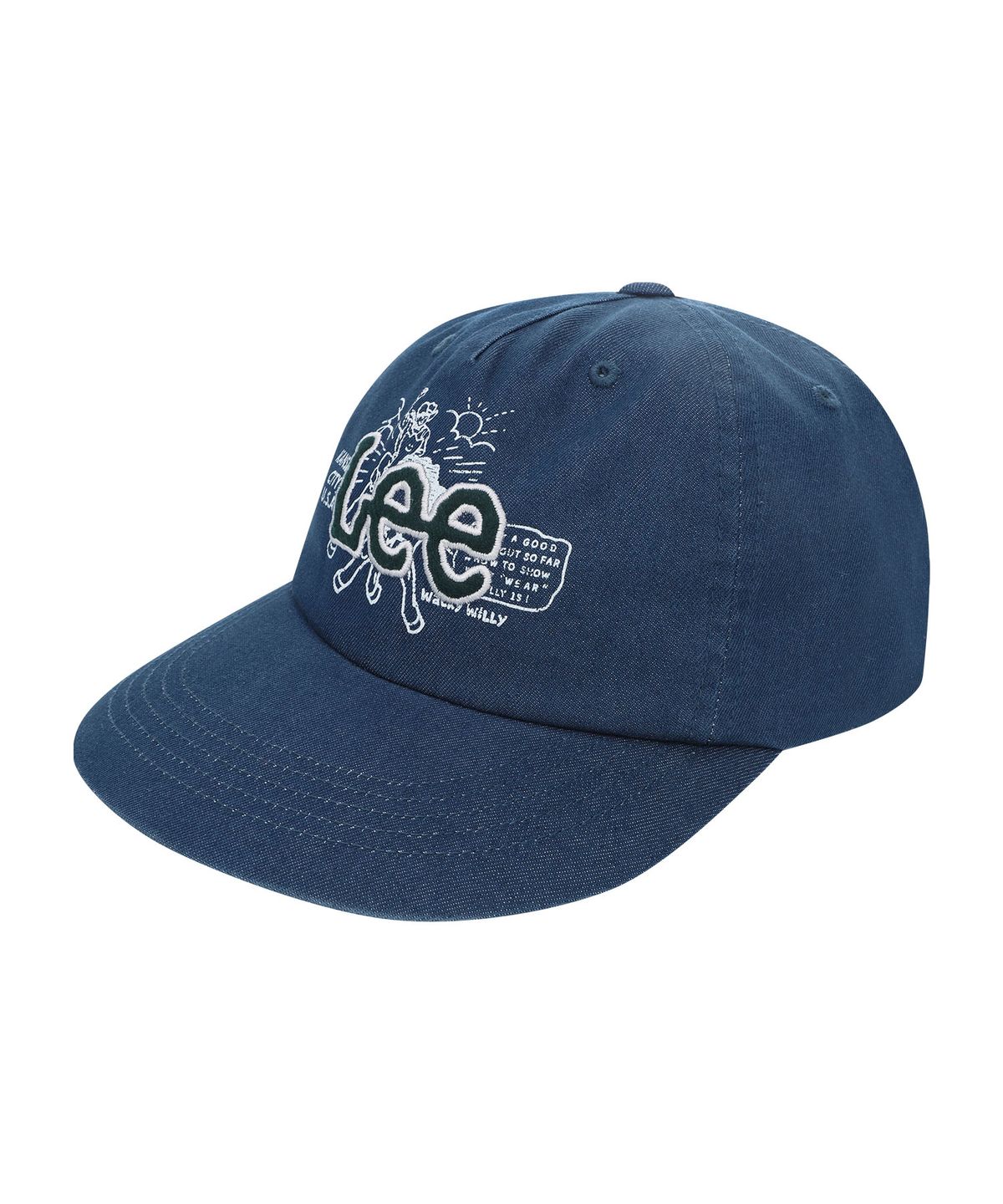 [WACKY WILLY X LEE] DENIM GRAPHIC BALL CAP