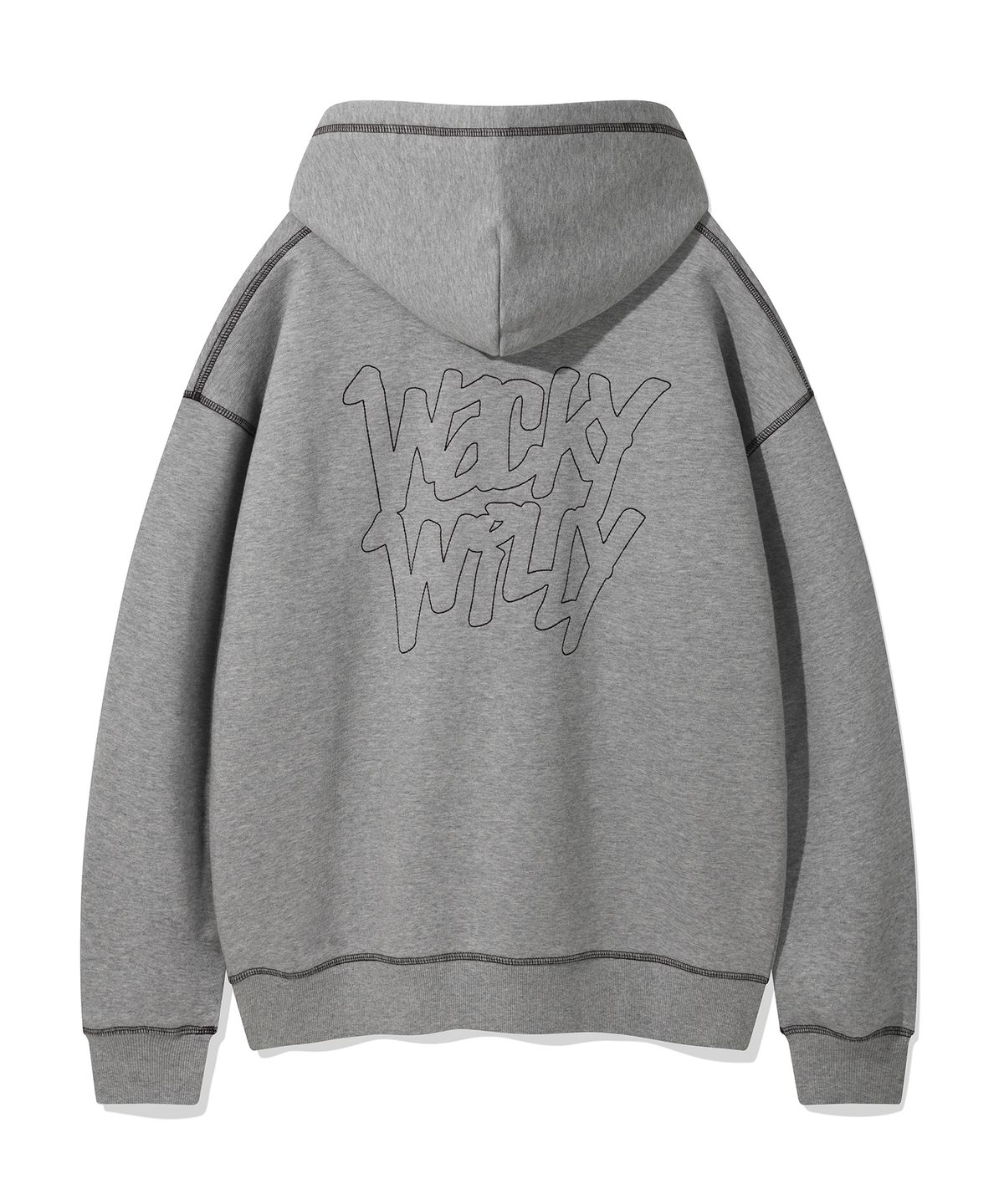 WACKY STITCH LETTERING HOODIE