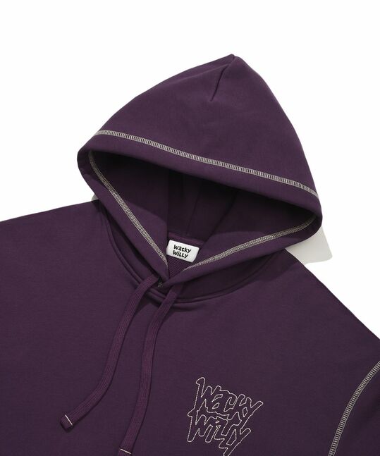 WACKY BACK LETTERING HOODIE