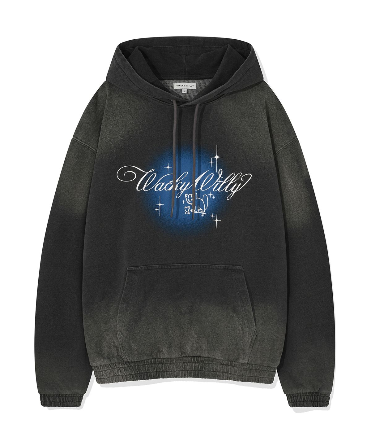 SHINING LEO DENIM-LIKE HOODIE