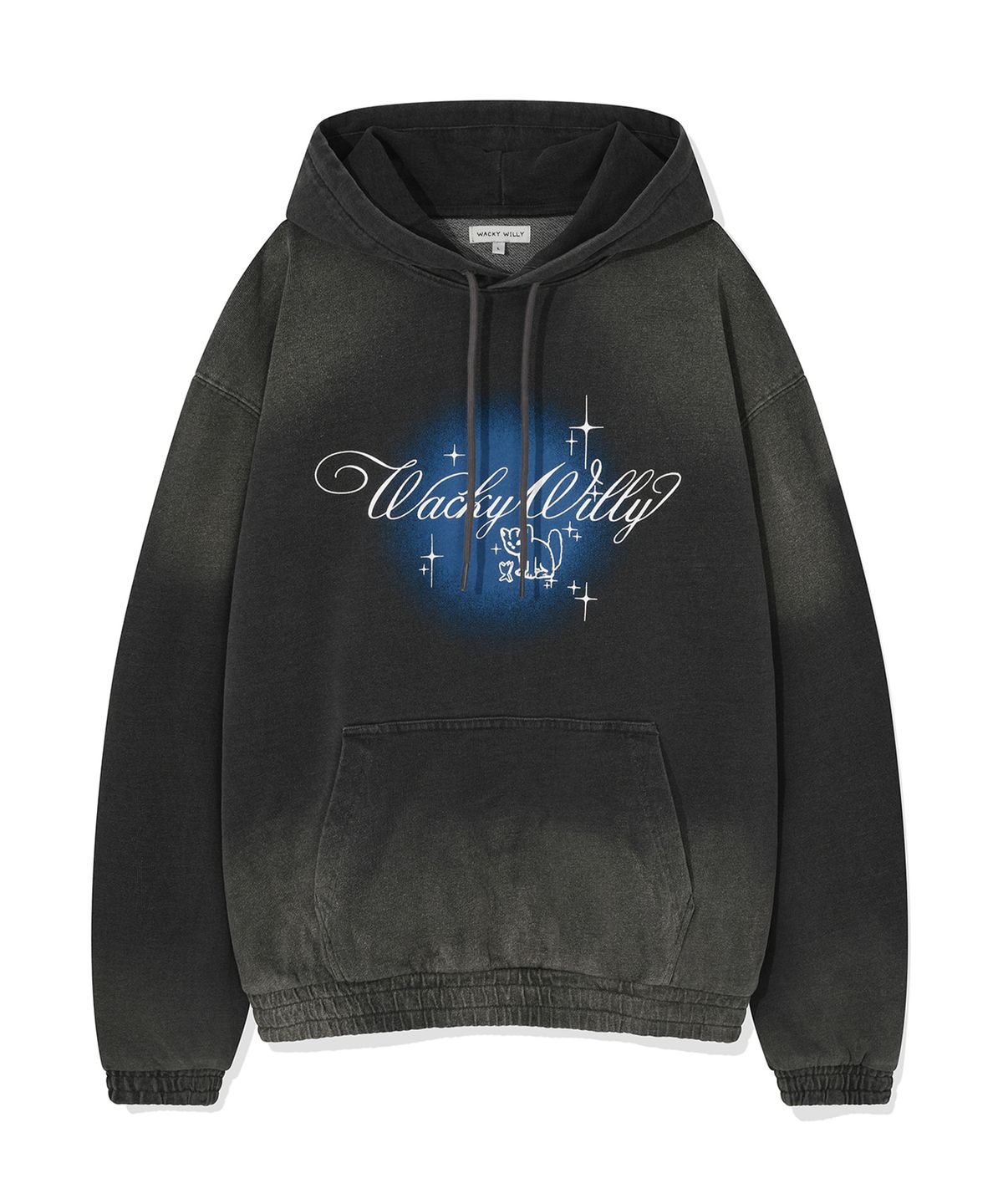 SHINING LEO DENIM-LIKE HOODIE