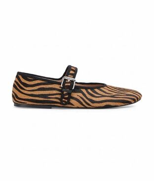Tony Bianco- Mary Jane in Brown Zebra