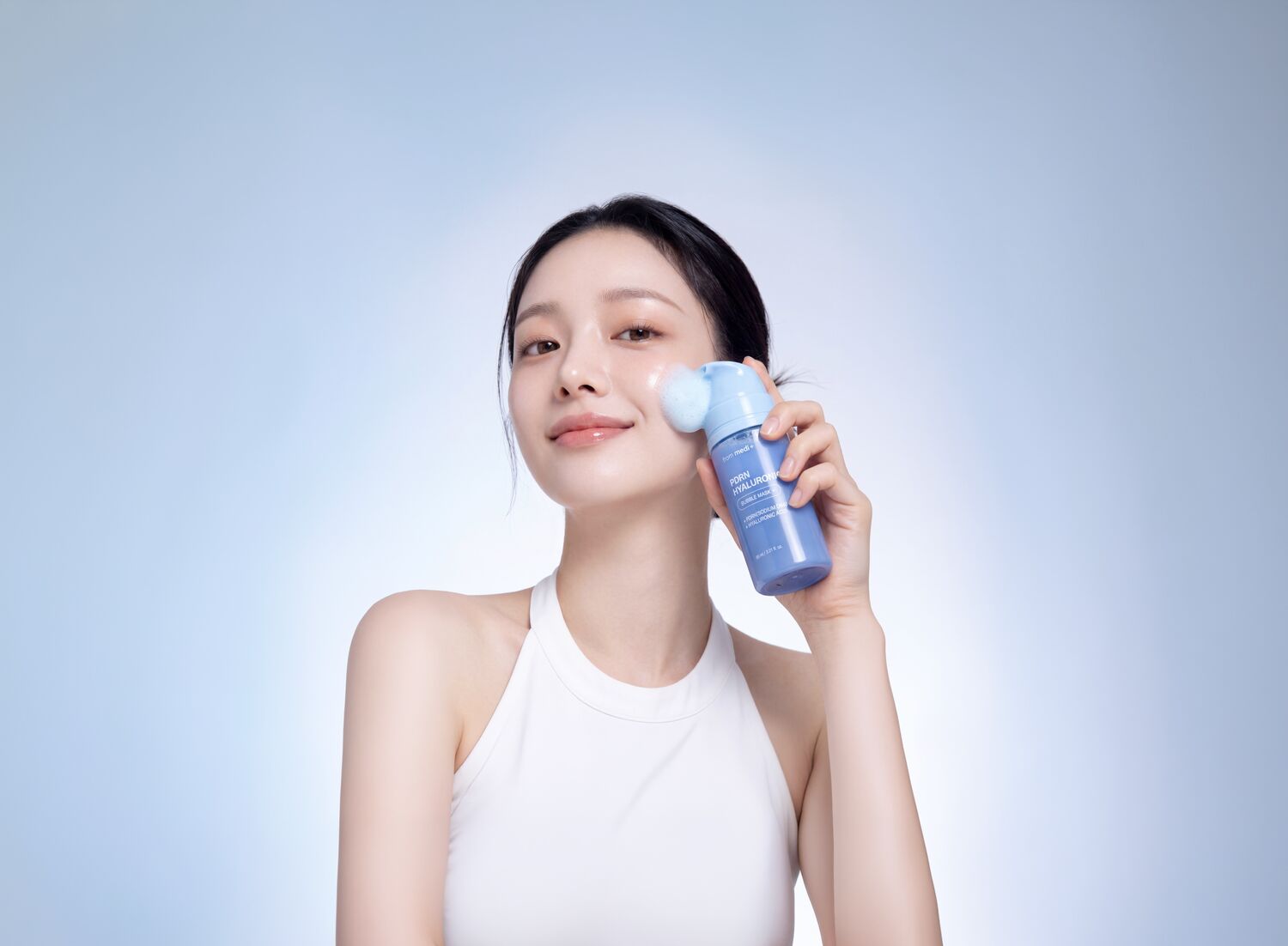 "from medi+ PDRN Hyaluronic Acid Quick Bubble Mask "