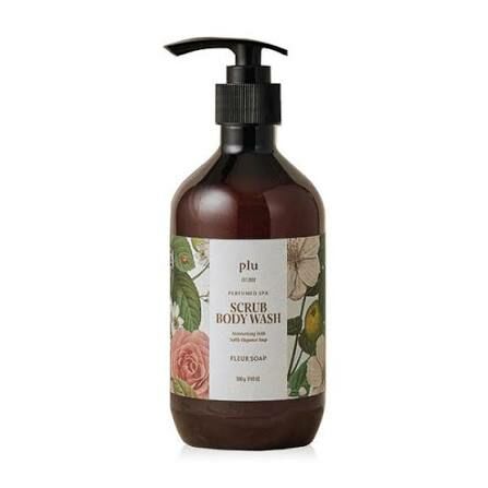 "plu Perfumed Spa Scrub Body Wash Fleur Soap  "