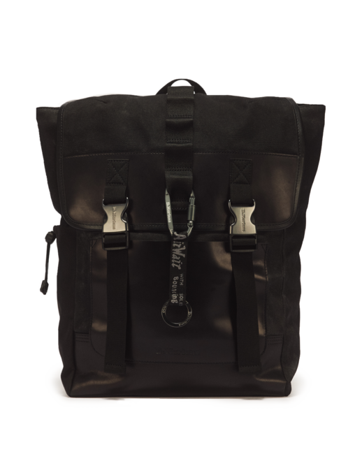 UTILITY BACKPACK BLACK WAXED CANVAS