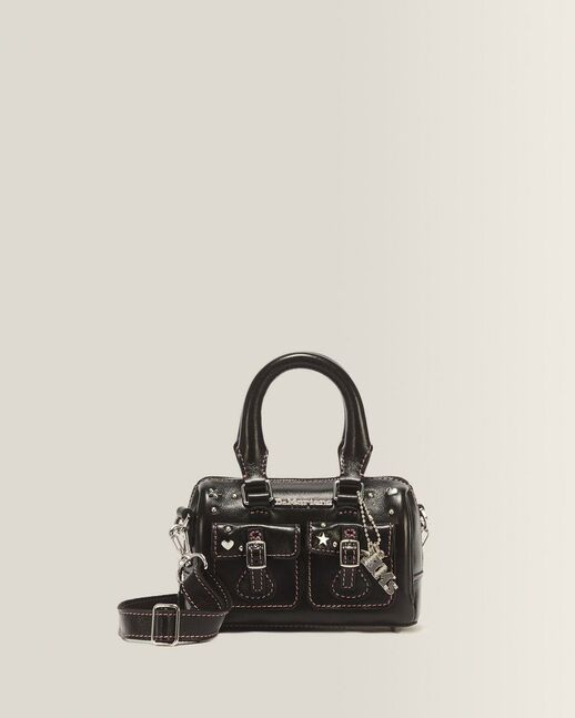 MINI TOP HANDLE BAG BLACK