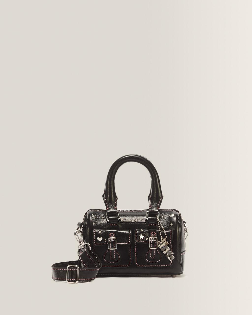 MINI TOP HANDLE BAG BLACK